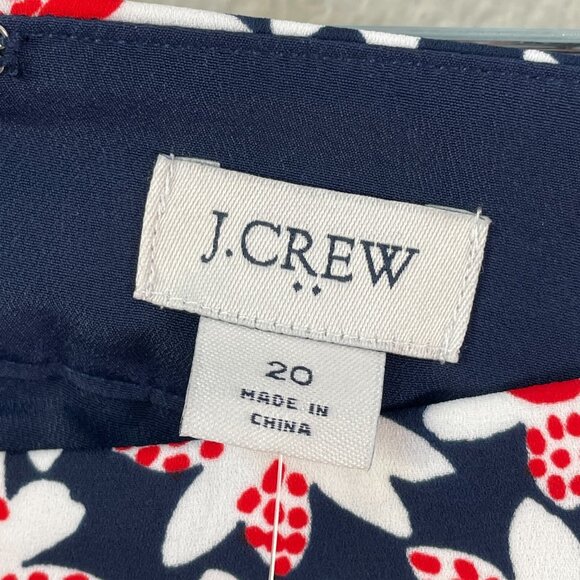 NEW $79 J Crew Womens Plus 20 Ditsy Floral Pleated Mini Skirt - Picture 7 of 10